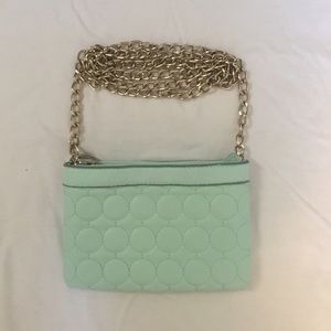 mint green bag